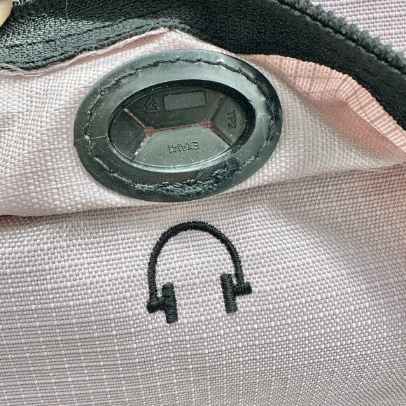 LL Bean Backpack Pink Black Multiple Compartments Headphone Port Computer Pocket main image 10